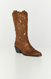 Therapy Miley Taupe Cowboy Boots