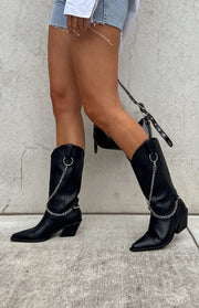 Billini Edward Black Cowboy Boots
