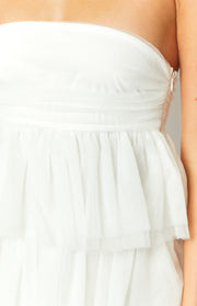 Birthday Girl White Mini Party Dress