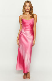 Hanna Pink Ombre Maxi Dress