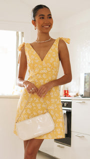Capri Mini Dress (Yellow)