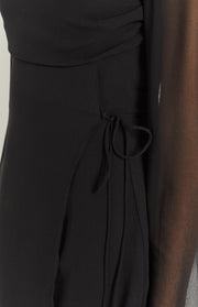 Lucy Black Long Sleeve Mini Dress