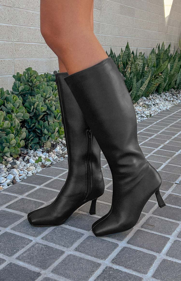 Therapy Candid Black Knee High Boots