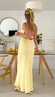 Tropicale Maxi Dress (Yellow)