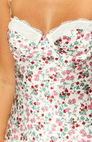 Scarlette White Floral Maxi Dress