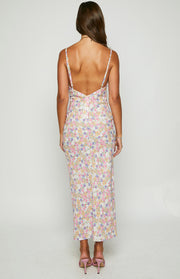 The Exclusive White Floral Lace Maxi Dress